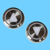 通力圆形按钮KDS50|通力不锈钢按钮KDS300|电梯白色外呼按键|电梯按钮