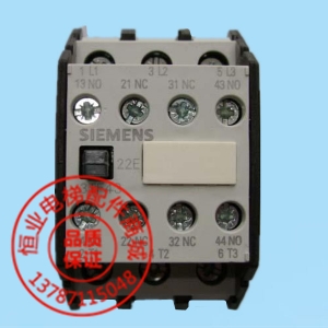 电梯接触器3TF4122-1X|西门子接触器DC110V|接触器22E