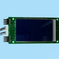 奥的斯蓝屏液晶显示板DAA26800AS1|江南快速显示板|OTIS蓝底白字液晶外呼显示板