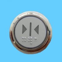 全新正品电梯按钮LB-01圆形数字外呼不锈钢按钮贴片电梯配件