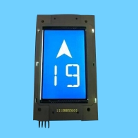 西子OTIS奥的斯外呼液晶蓝屏显示板STN430-V3.2全新电梯配件