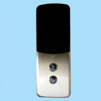 日立壁挂式超溥呼梯盒N2001903-A|日立MCA电梯无底盒外呼盒|配套外呼板BX-SCL-C5|配套按钮FL-PW